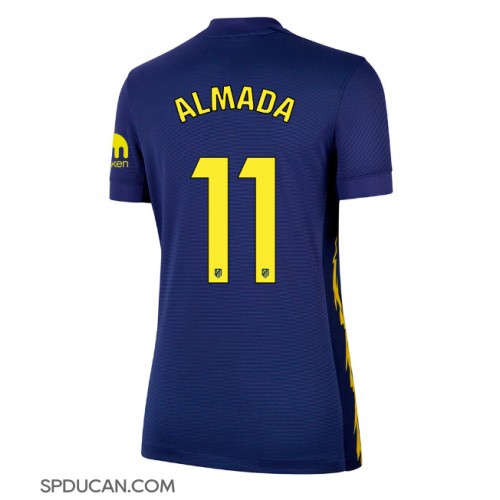 Zenski Nogometni Dres Atletico Madrid Thiago Almada #11 Gostujuci 2025-26 Kratak Rukav